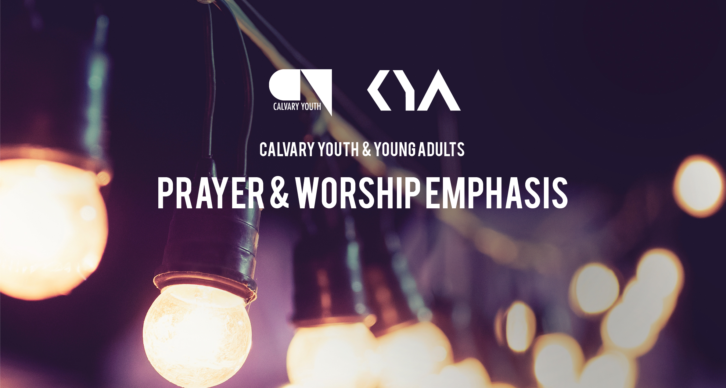 Youth & Young Adults Prayer and Worship Emphasis